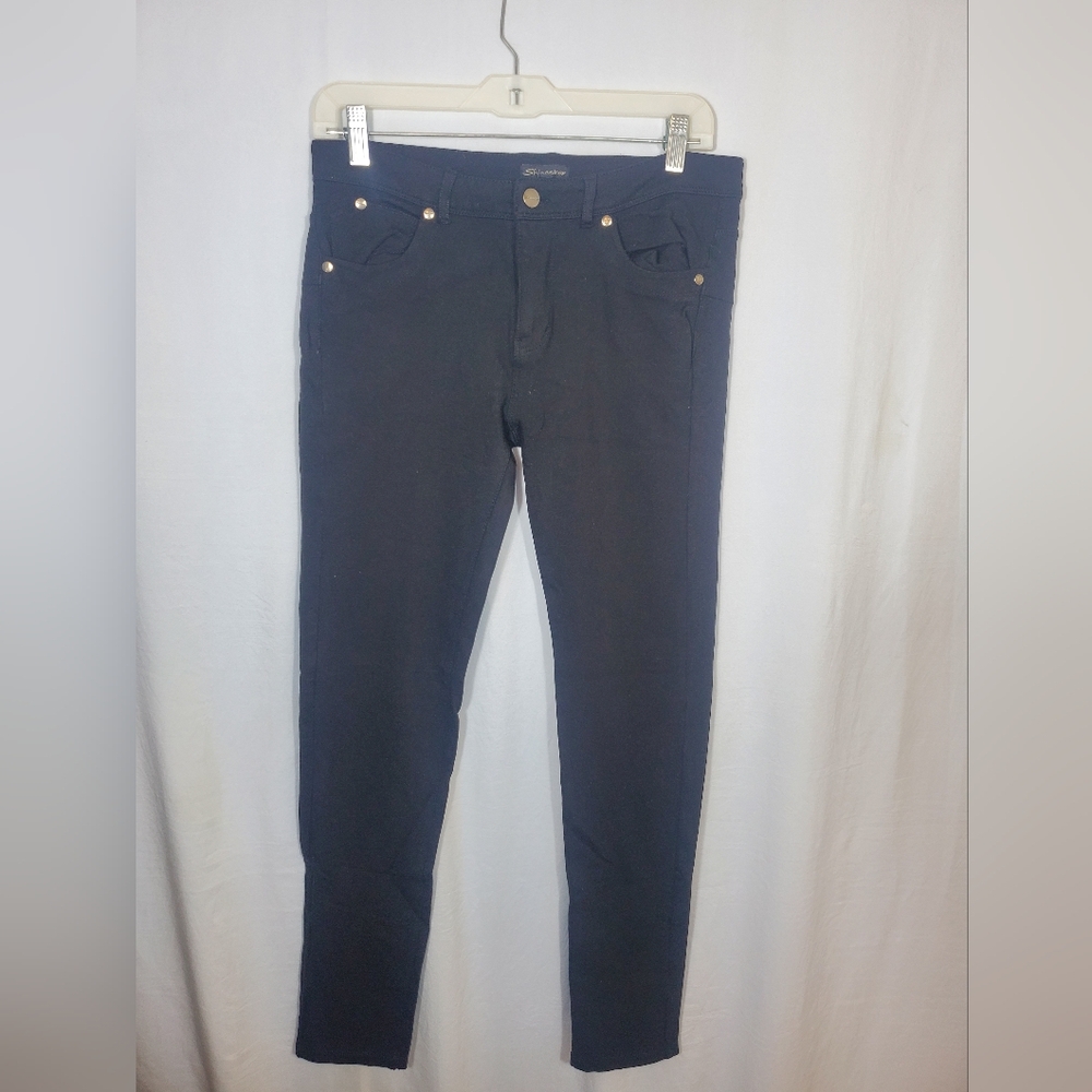 Pre-Loved Women’s Black Shinestar Jeggings Size Medium